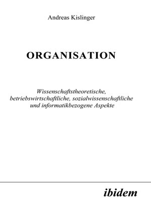 cover image of Organisation